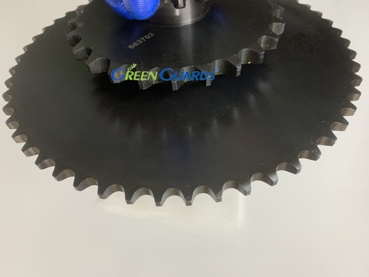 OEM tiêu chuẩn Pinion Double Sprocket G663703 Thiết bị cỏ Phân thay cho máy Turfco