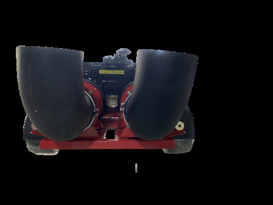 OEM Golf Course Twin Turbines Blowers, Blowers lá cỏ,3600r Min 4 stroke lái xe xăng
